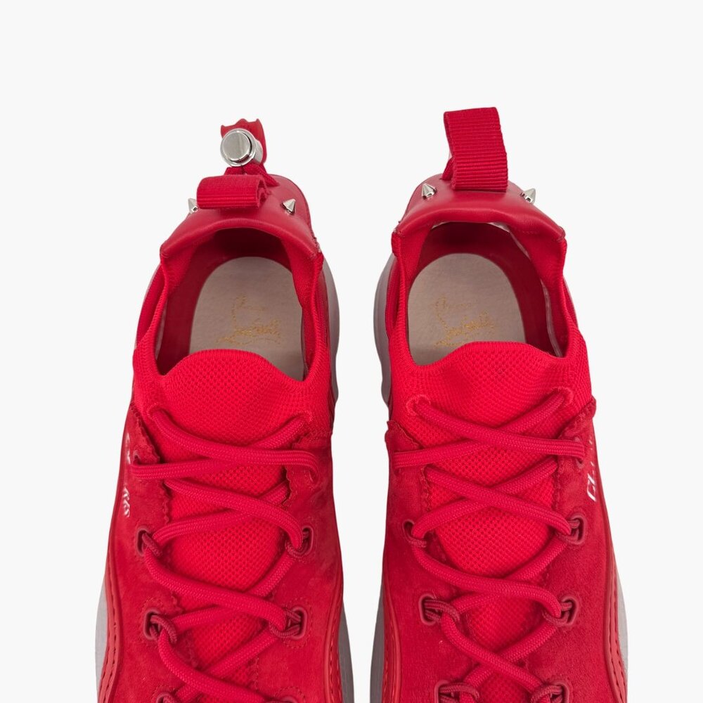 Christian Louboutin Arpoador Red Drawstring Sock … - image 4